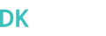 DK 그룹 로고 white